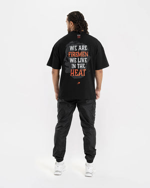Teddy Atlas Heat Oversized T-Shirt - Black