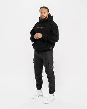 Teddy Atlas Firemen Oversized Hoodie - Black