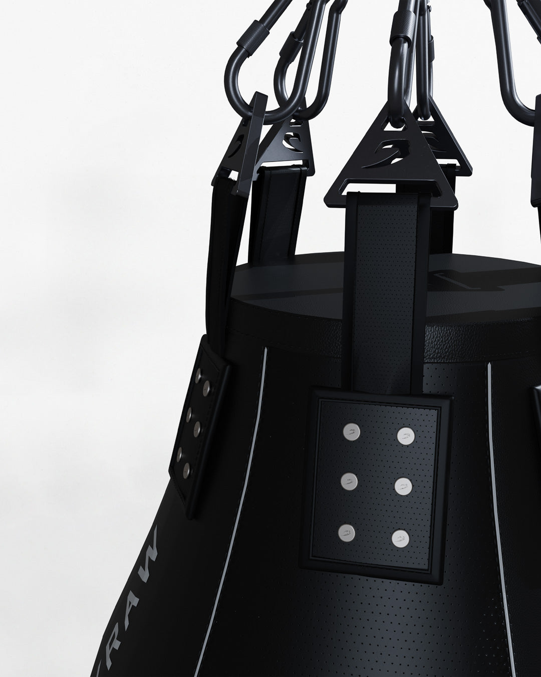 BOXRAW Uppercut Bag - Black/45kg