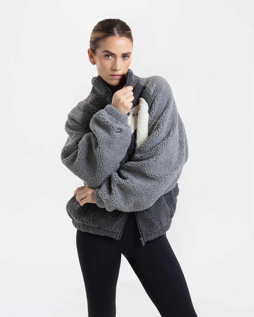 Walker Sherpa Jacket - Charcoal/Grey