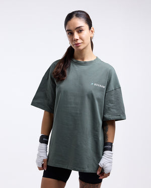 We Don't Play Boxing Oversized T-Shirt - Green