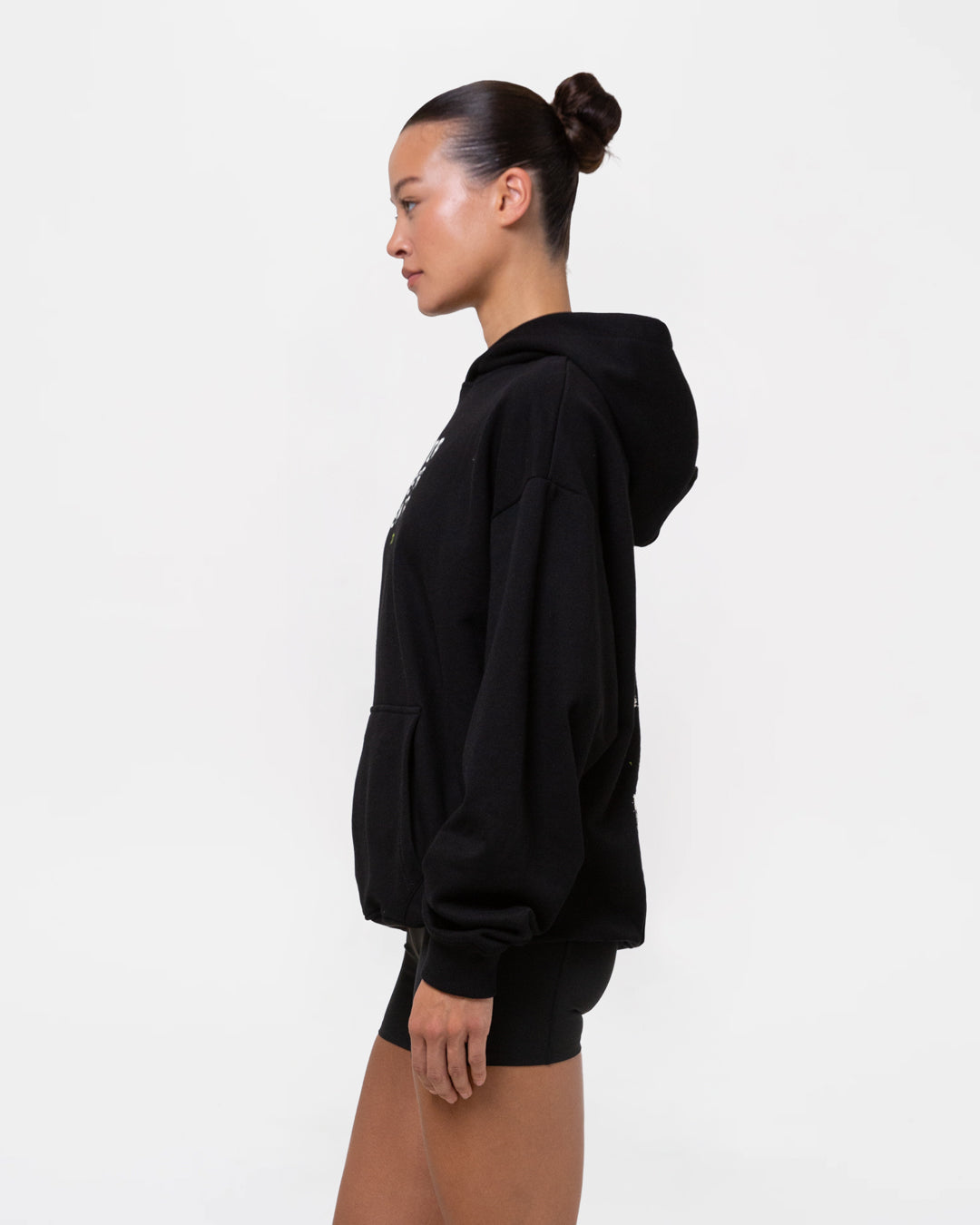 HRDR FSTR SMTR Oversized Hoodie - Black
