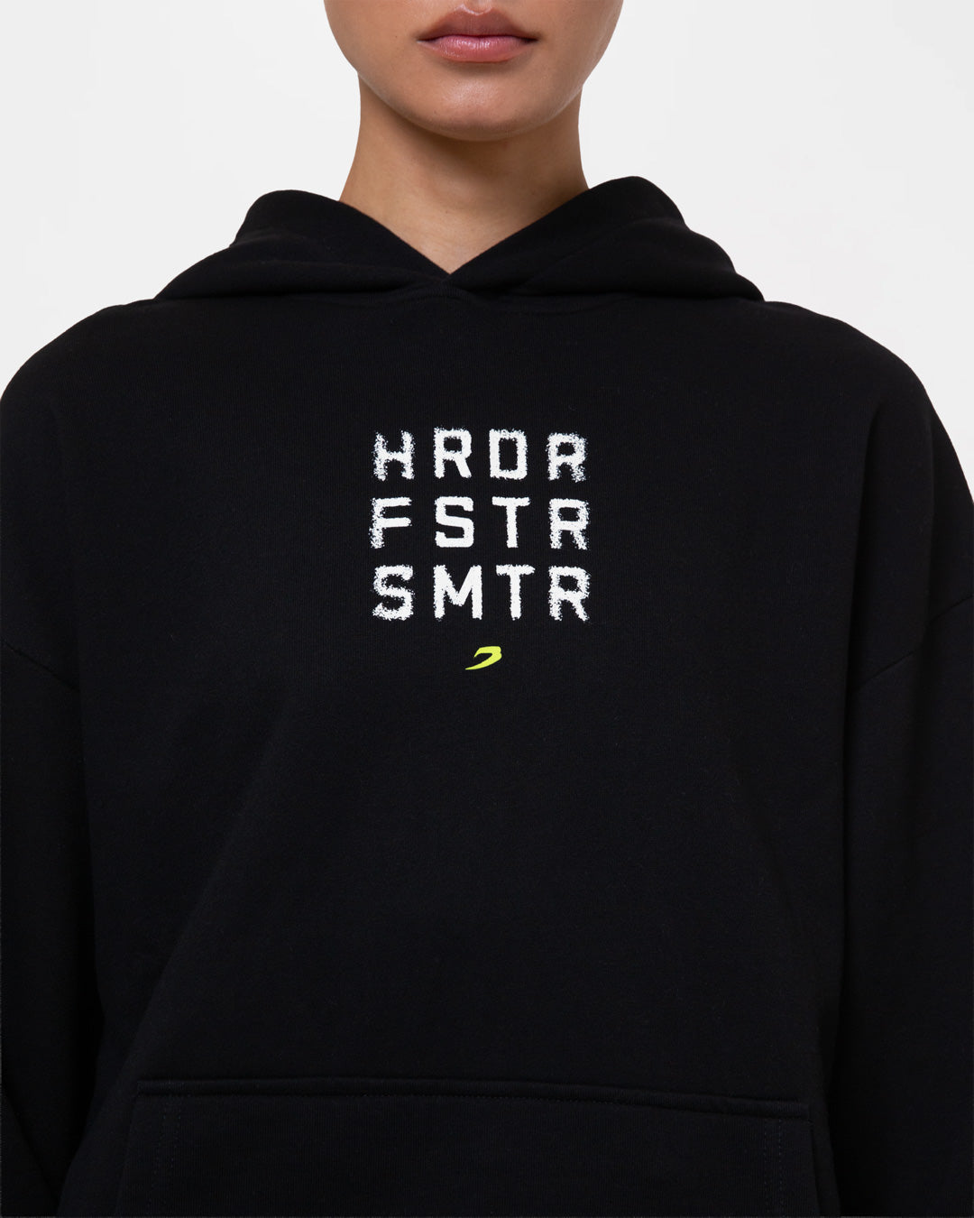 HRDR FSTR SMTR Oversized Hoodie - Black