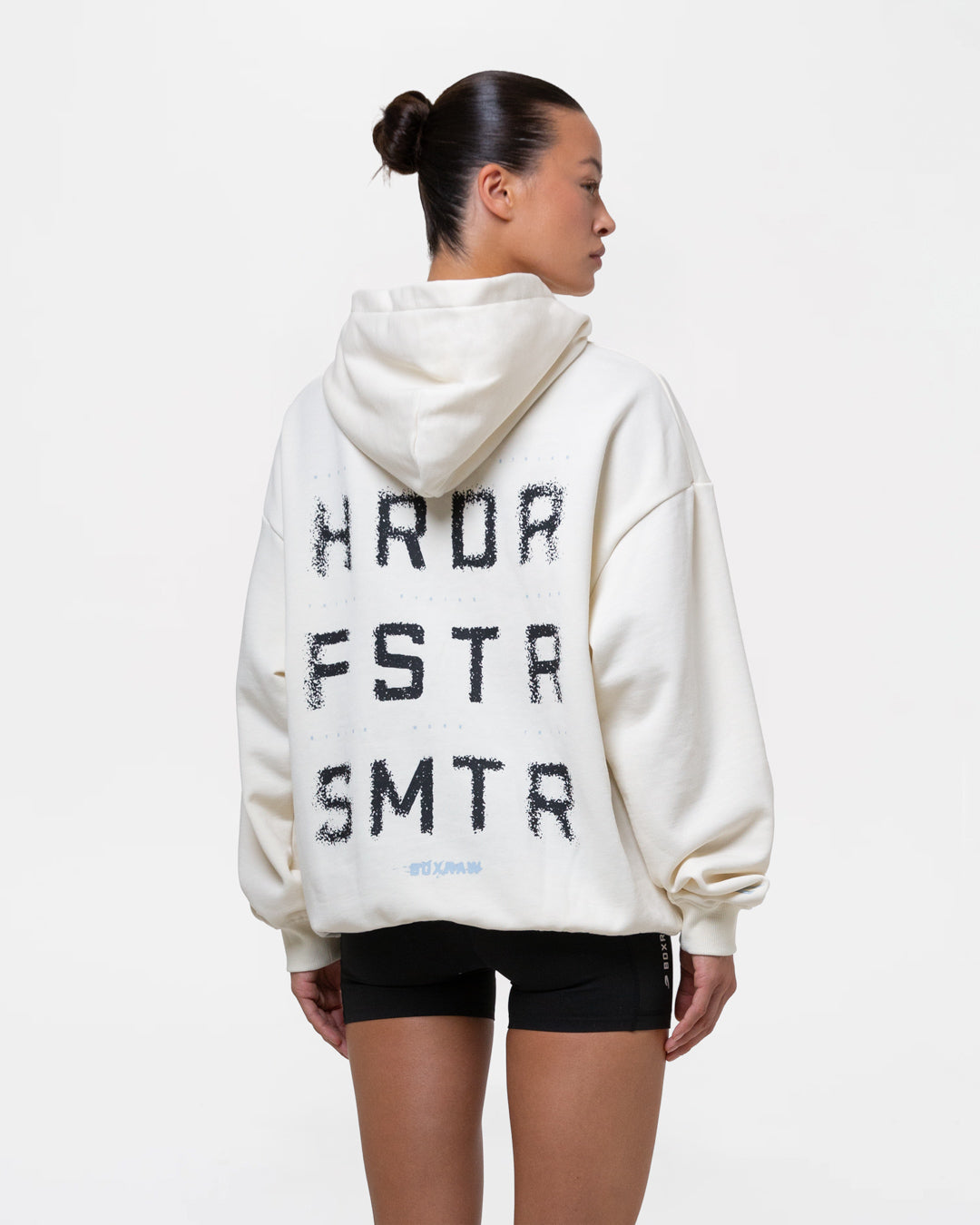 HRDR FSTR SMTR Oversized Hoodie - Ivory
