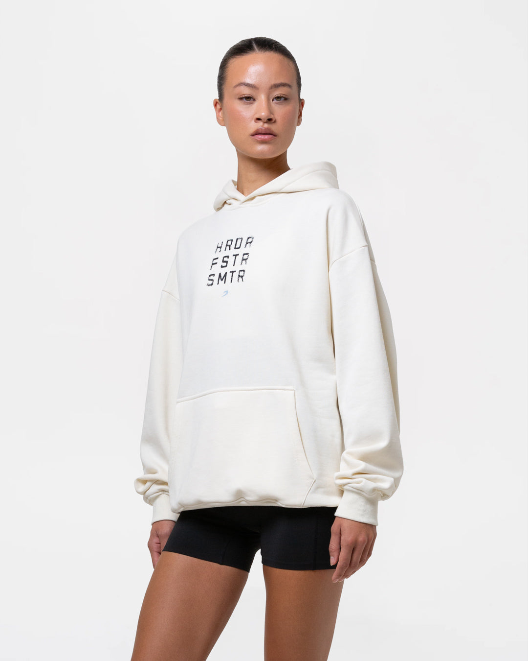 HRDR FSTR SMTR Oversized Hoodie - Ivory
