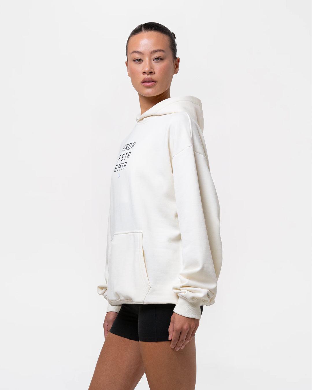 HRDR FSTR SMTR Oversized Hoodie - Ivory