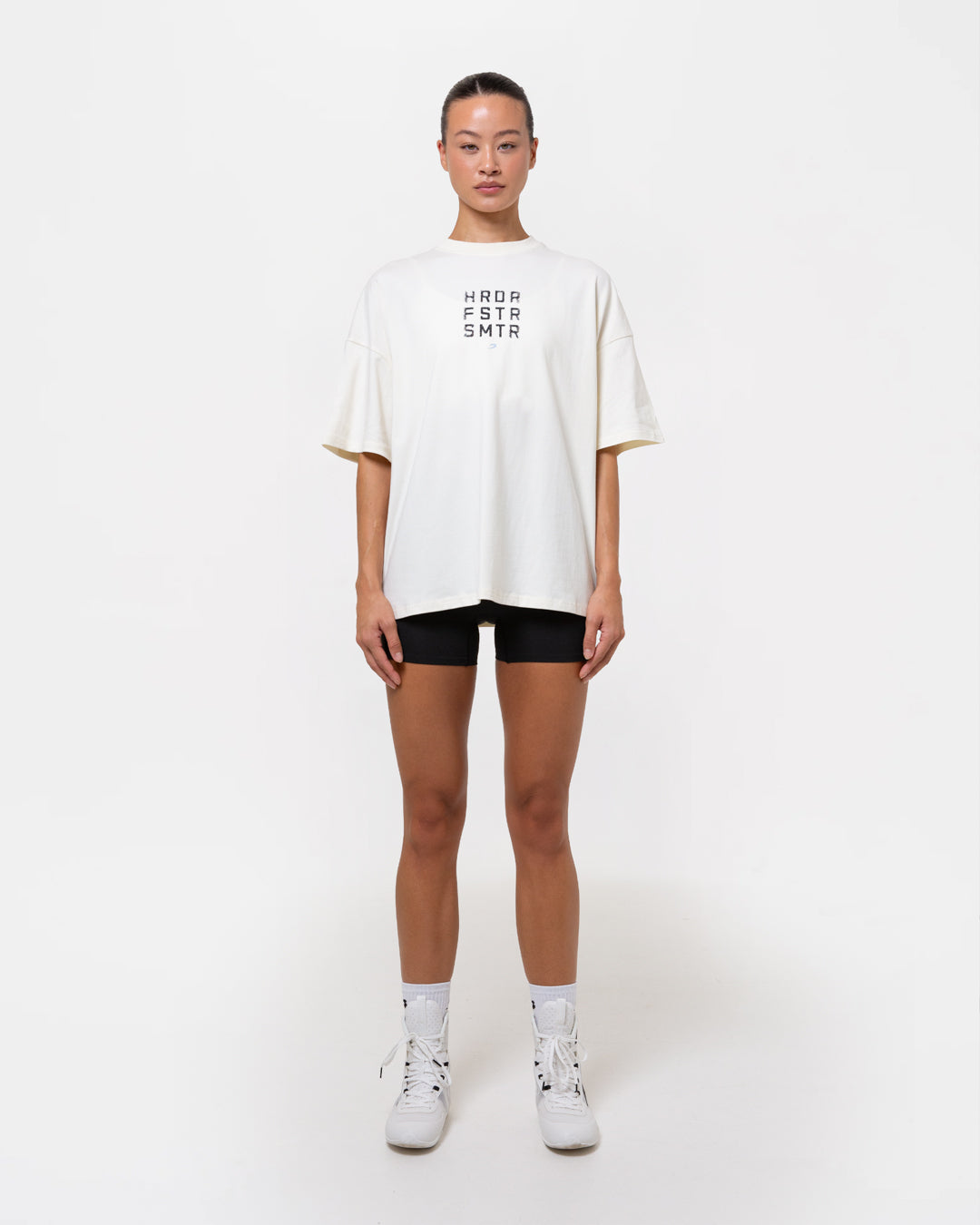 HRDR FSTR SMTR Oversized T-Shirt - Ivory