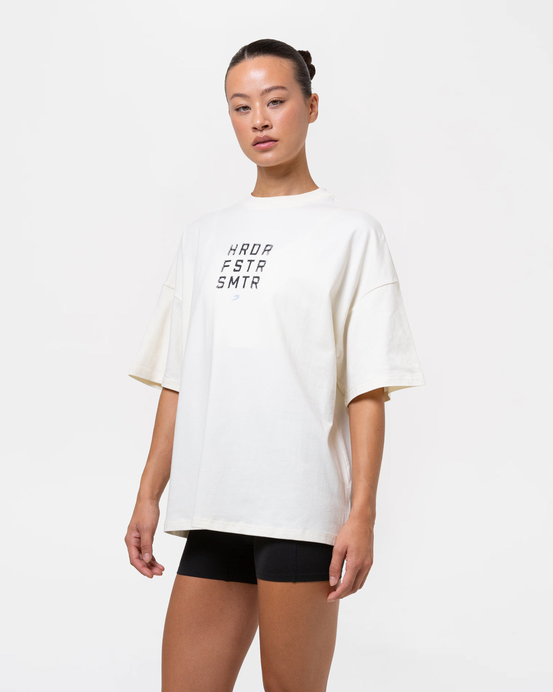 HRDR FSTR SMTR Oversized T-Shirt - Ivory
