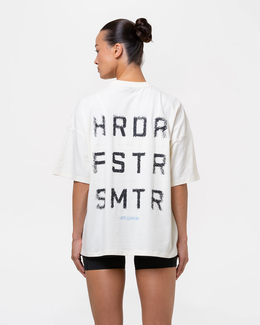 HRDR FSTR SMTR Oversized T-Shirt - Ivory