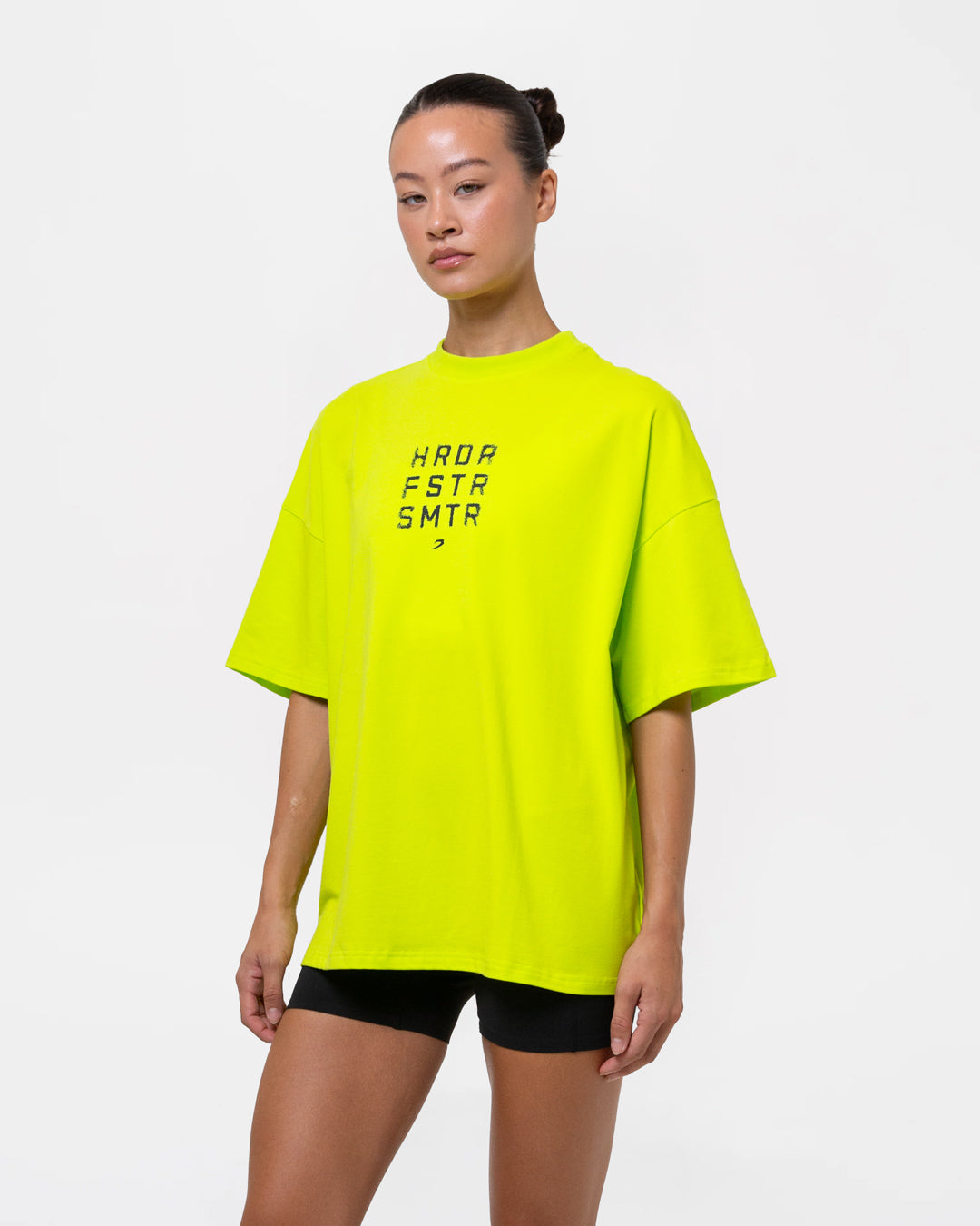HRDR FSTR SMTR Oversized T-Shirt - Lime