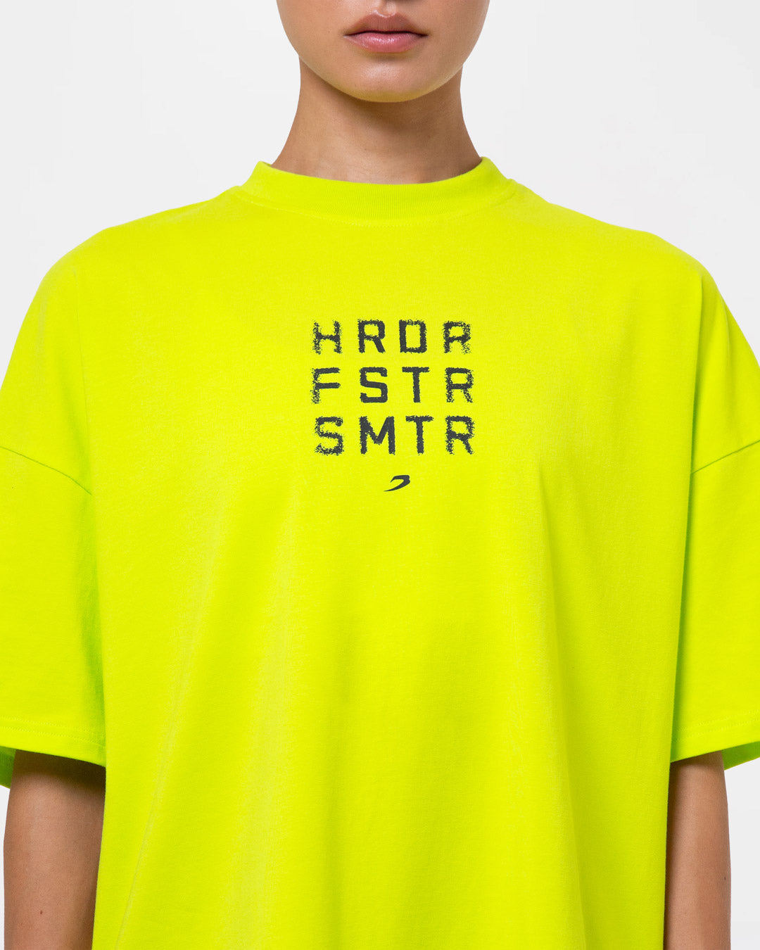 HRDR FSTR SMTR Oversized T-Shirt - Lime