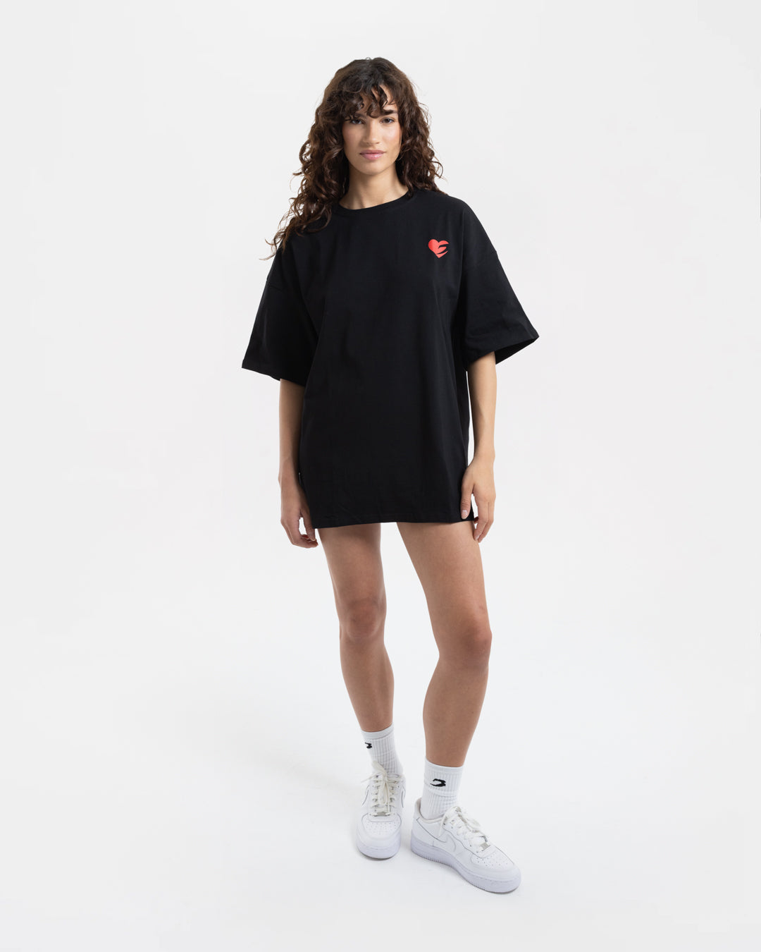 Boxing is Love Oversized T-Shirt - Black