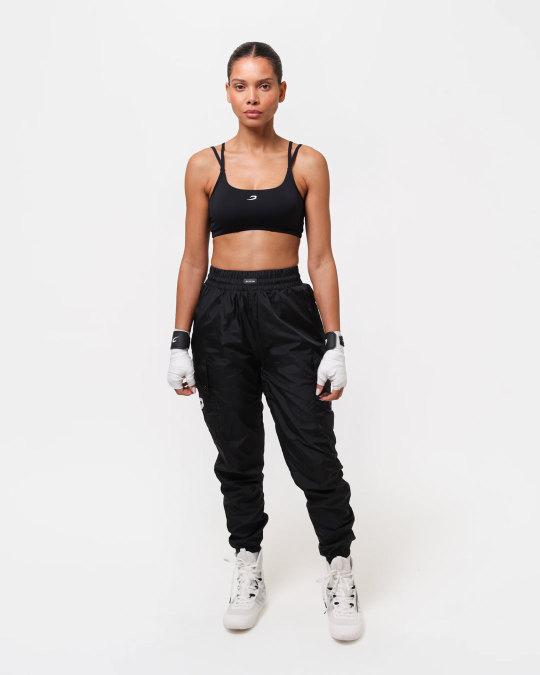 Women's Dundee Cargo Pants - Black | BOXRAW