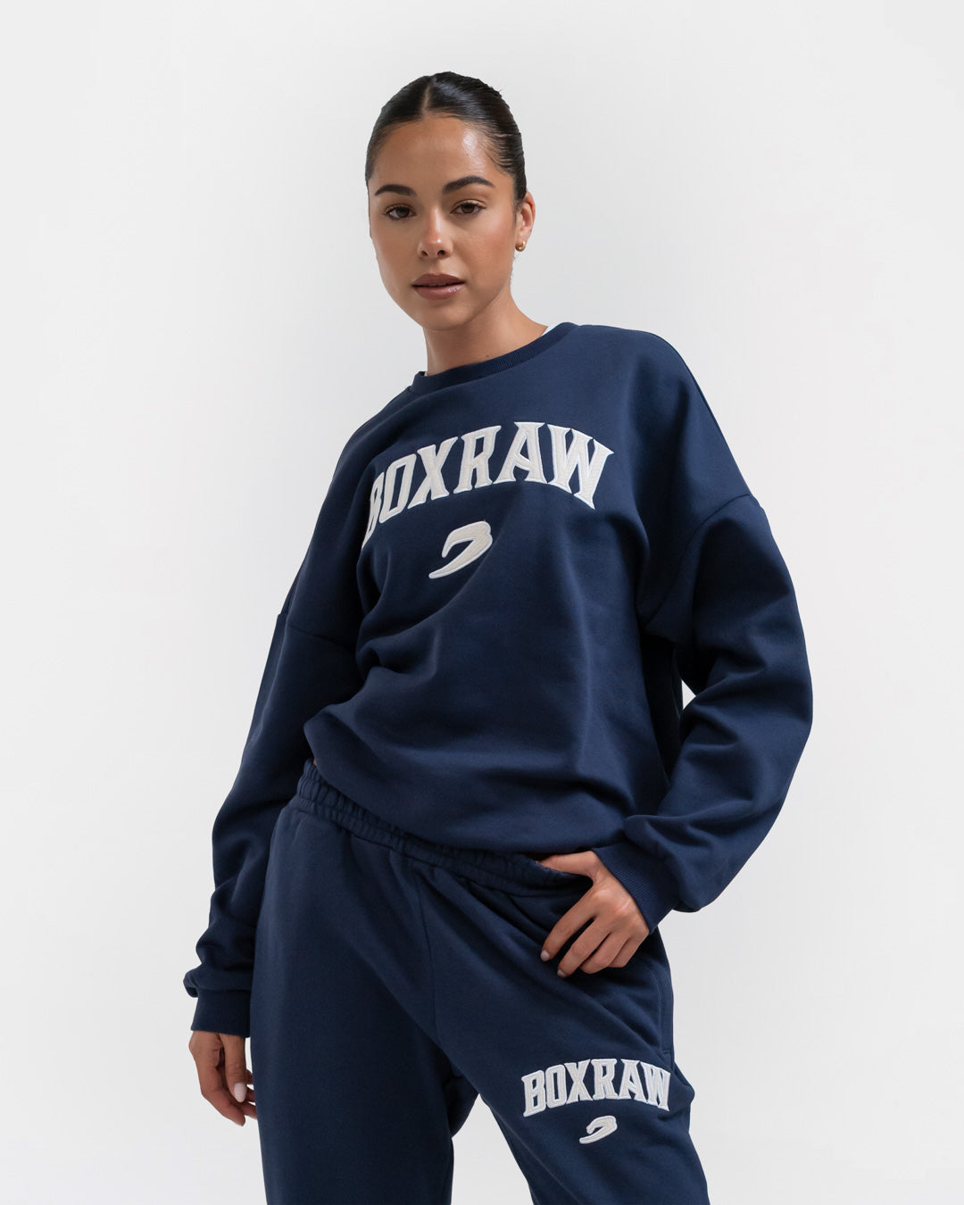 Women's East Street Sweatshirt - Midnight Blue | BOXRAW