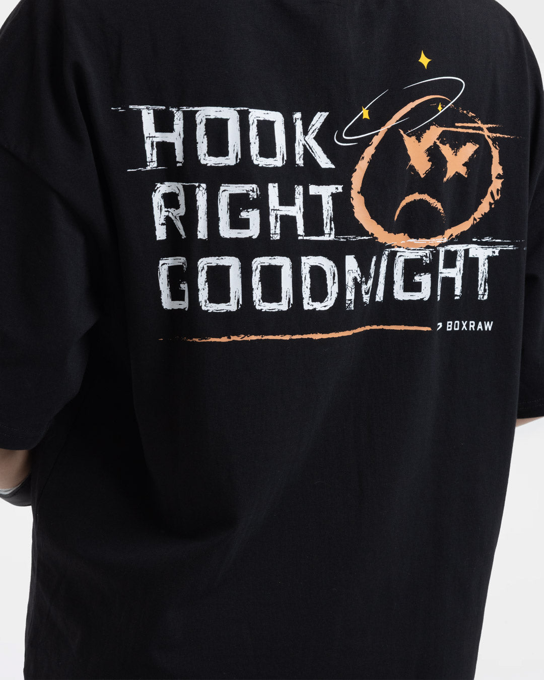 Hook Right Goodnight Oversized T-Shirt - Black