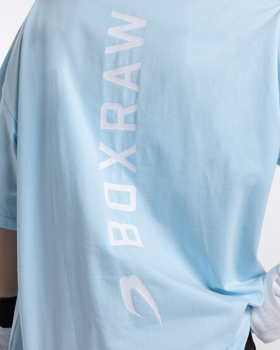 Lineal Oversized T-Shirt - Baby Blue