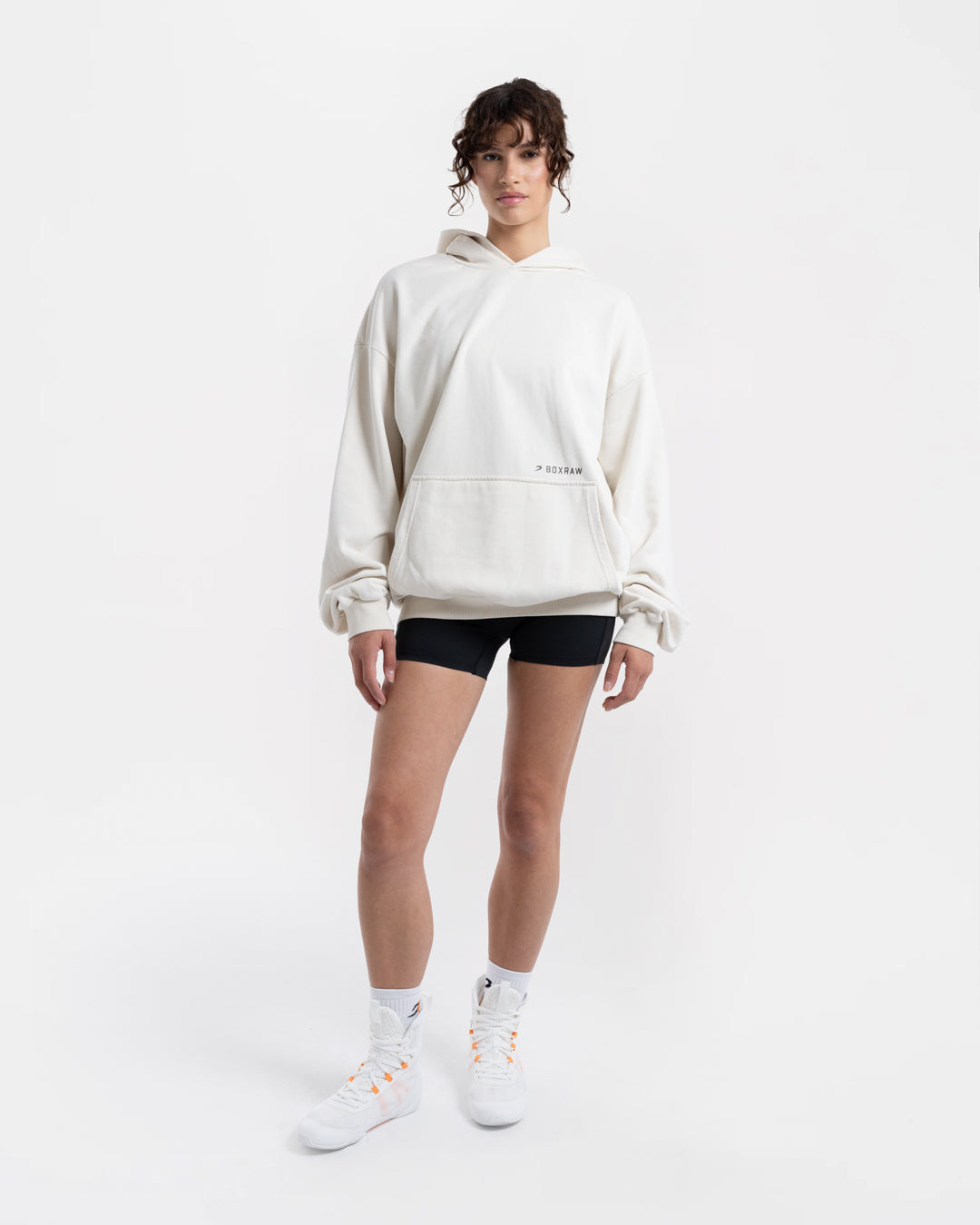 Sparring Club Oversized Hoodie - Washed Beige