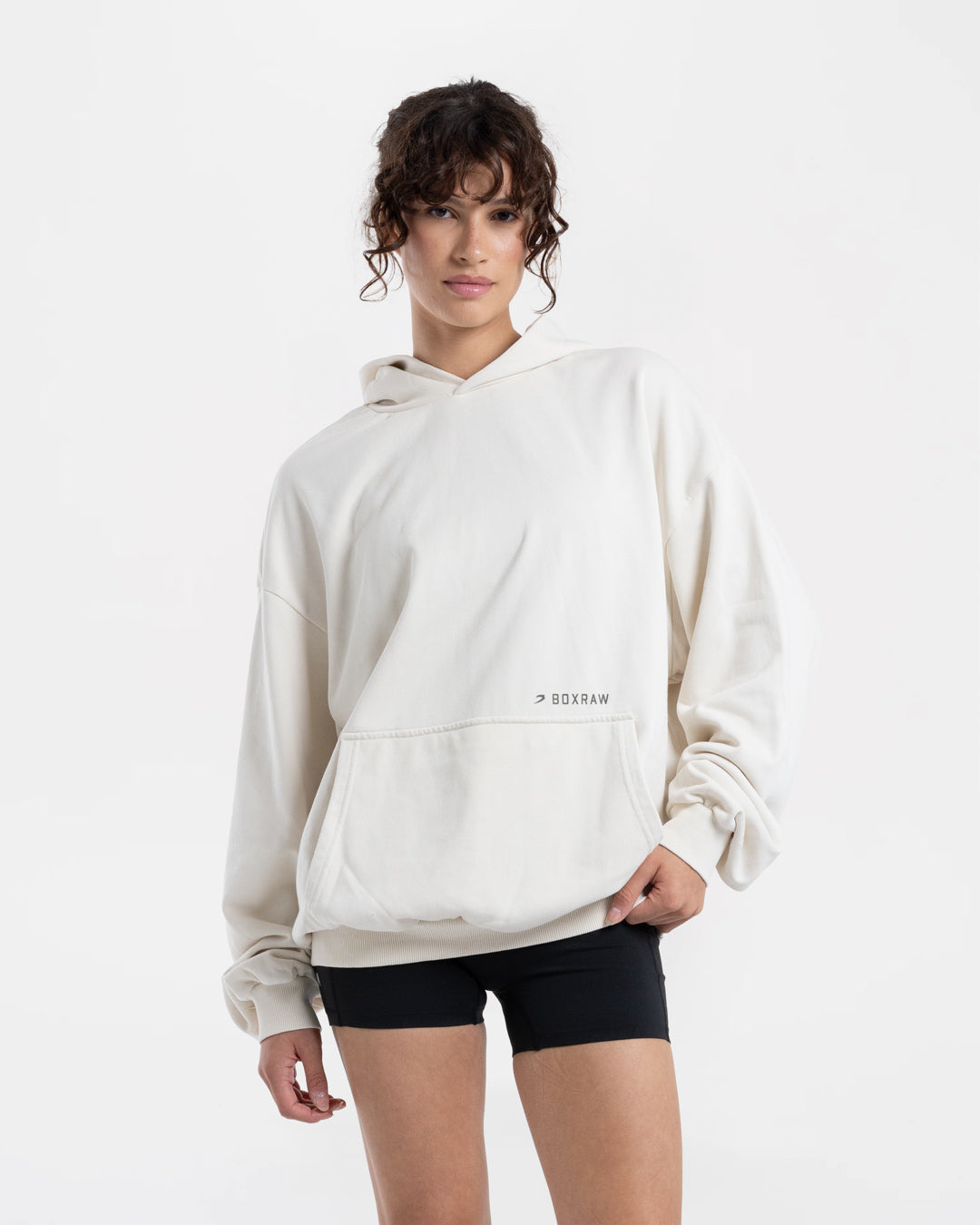 Sparring Club Oversized Hoodie - Washed Beige