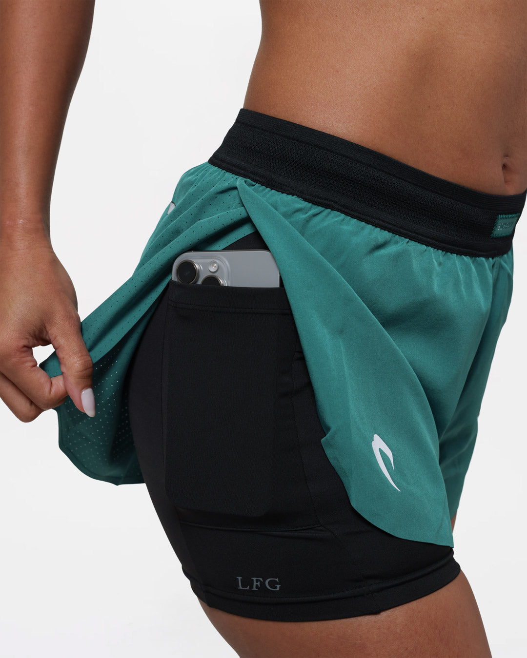 Tunero 2-in-1 Shorts - Teal