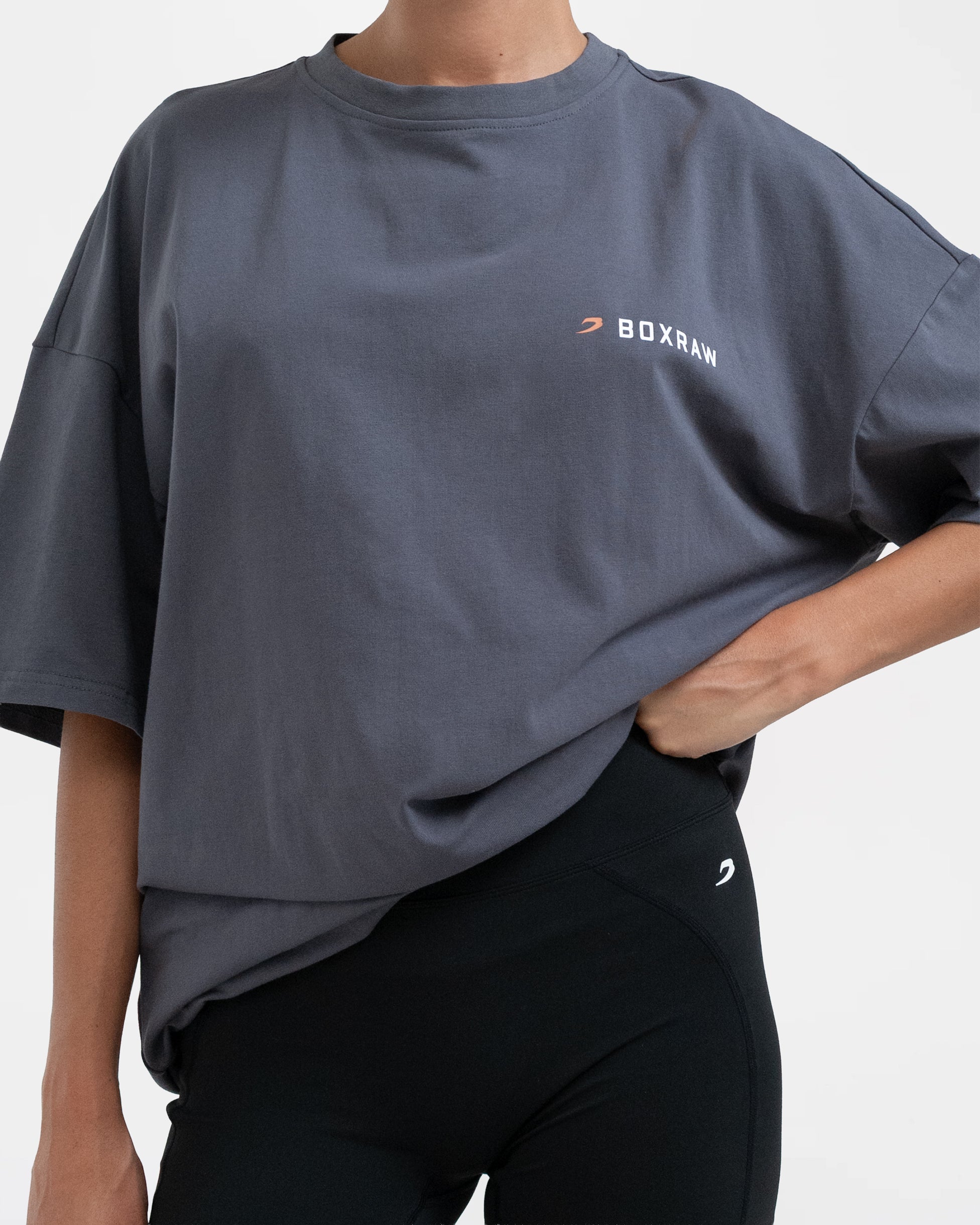 We Don't Play Boxing Oversized T-Shirt - Charcoal