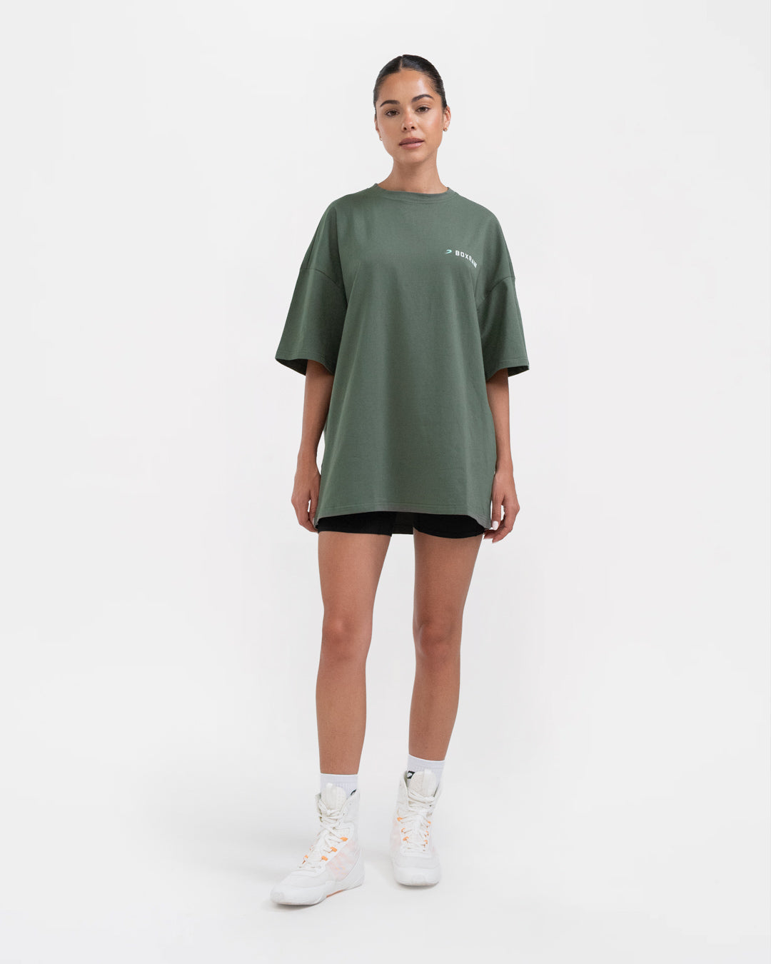 We Don't Play Boxing Oversized T-Shirt - Green