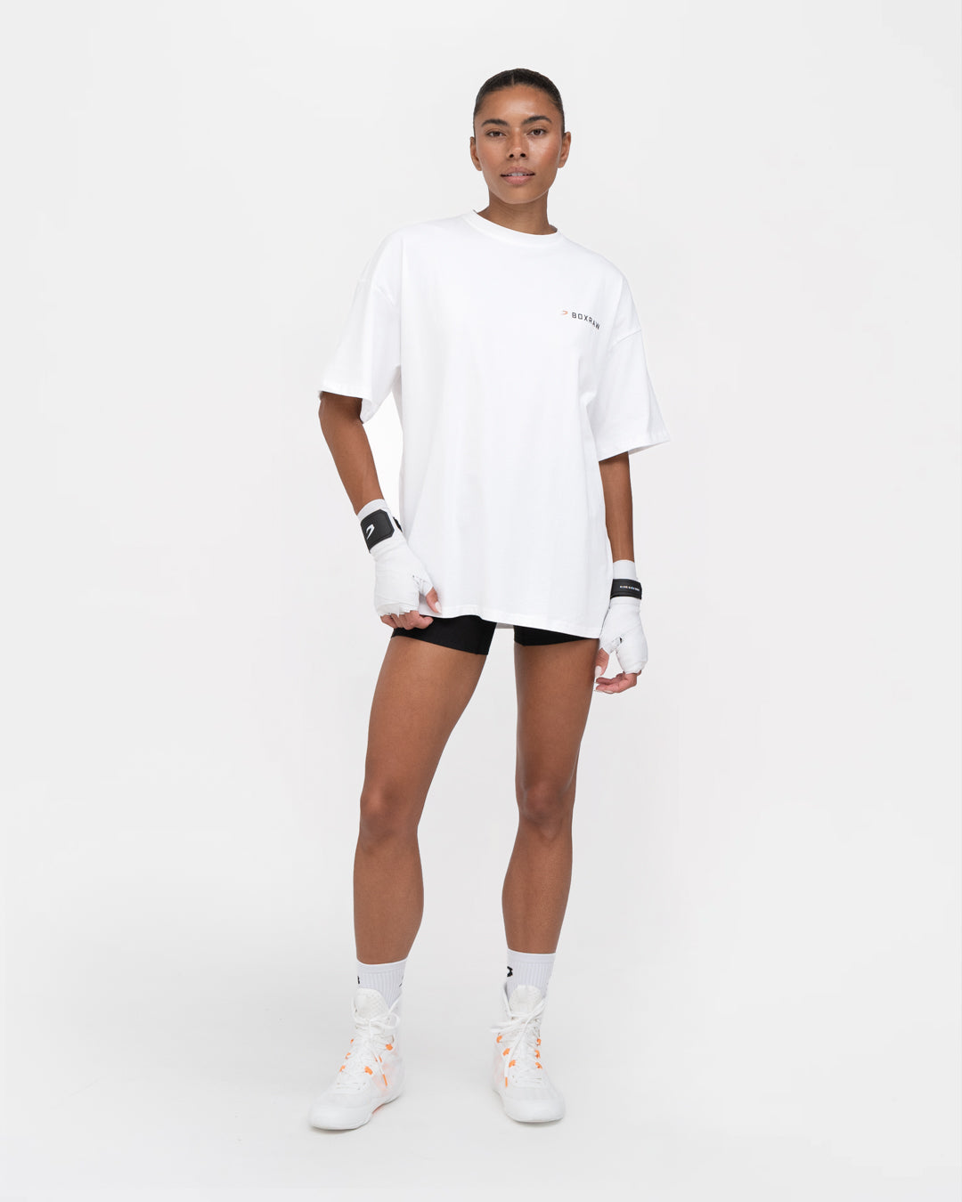 We Don't Play Boxing Oversized T-Shirt - White