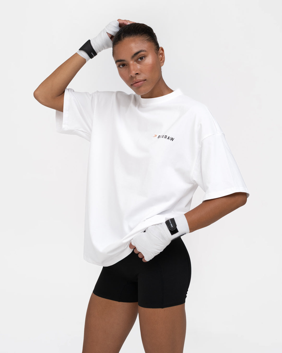We Don't Play Boxing Oversized T-Shirt - White