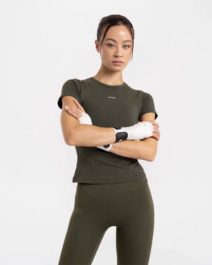 Annie T-Shirt - Dark Olive