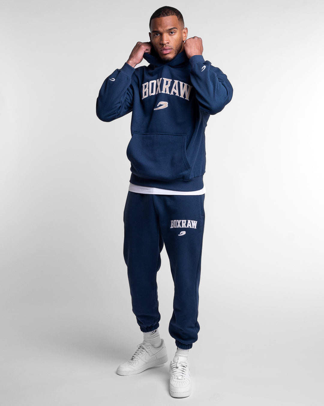 East Street Hoodie - Midnight Blue | BOXRAW