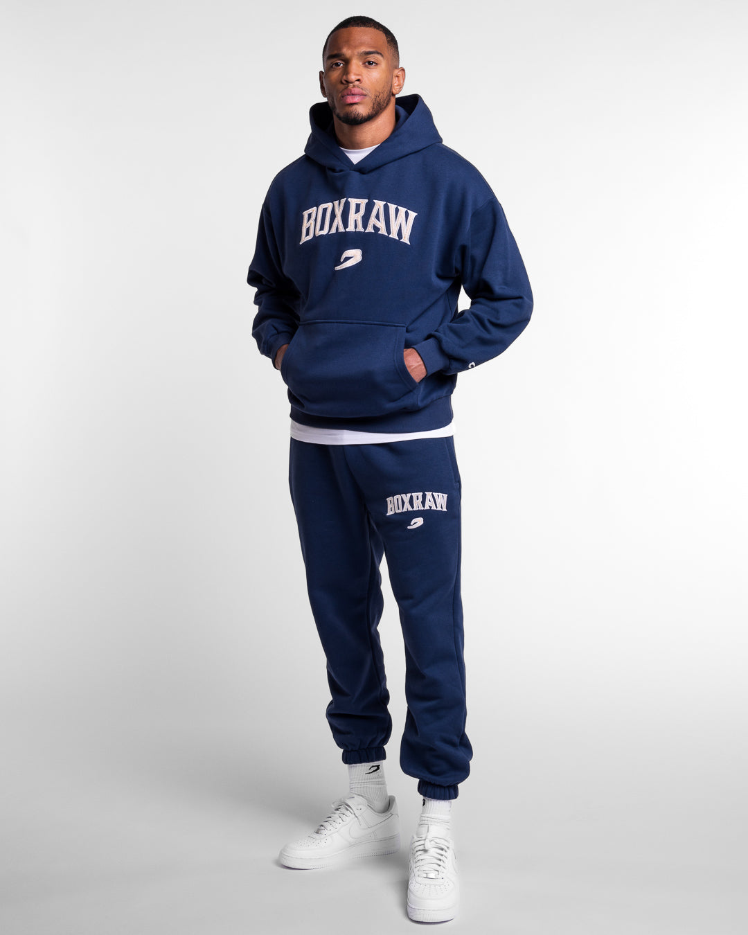 East Street Hoodie - Midnight Blue | BOXRAW