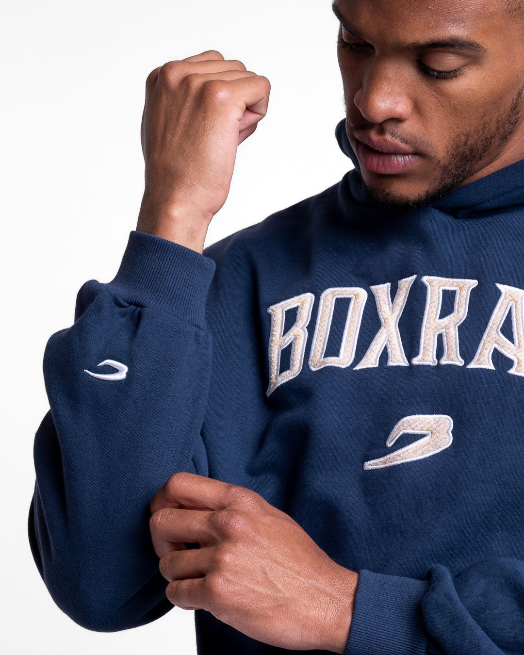 East Street Hoodie - Midnight Blue | BOXRAW