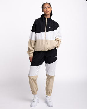 Harvey Jacket - Black/White/Beige