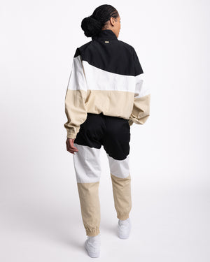 Harvey Jacket - Black/White/Beige