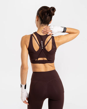 Jackie Sports Bra - Heritage Brown