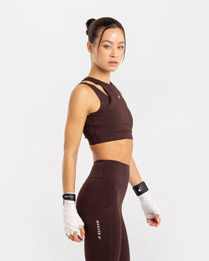 Jackie Sports Bra - Heritage Brown