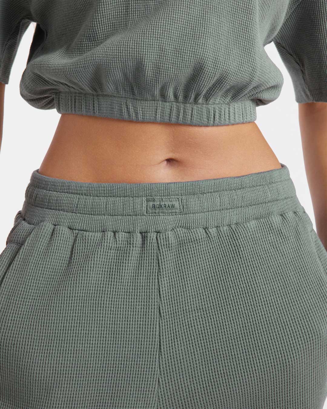 Shirley Waffle Shorts - Green
