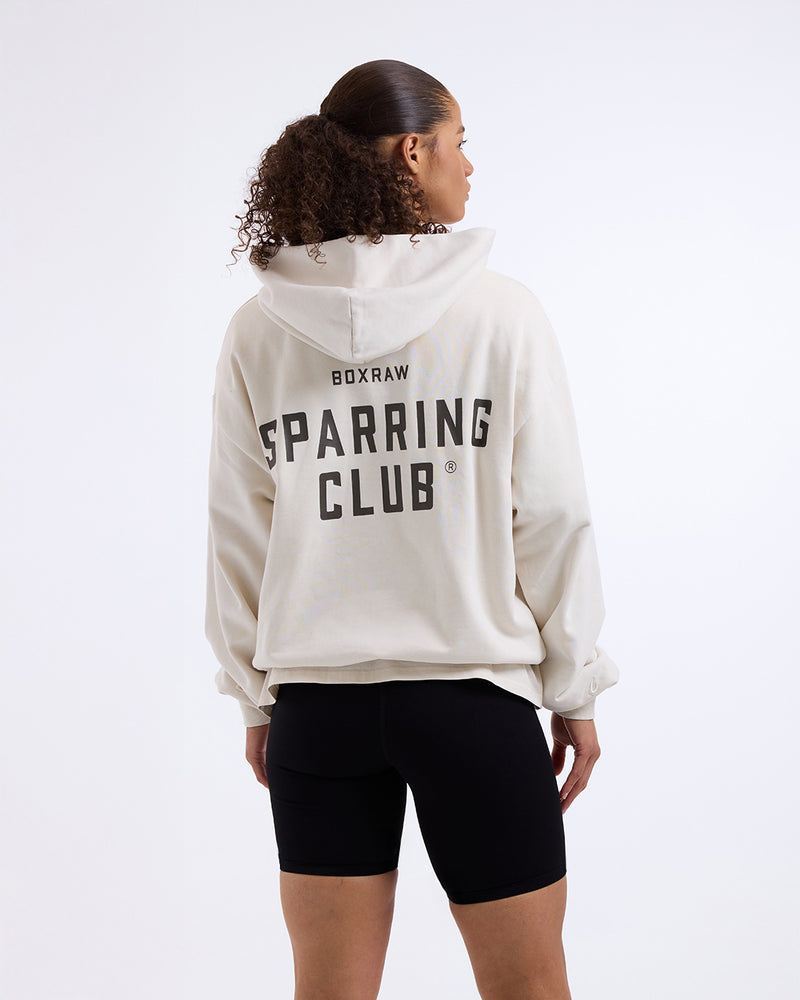 Sparring Club Oversized Hoodie - Washed Beige