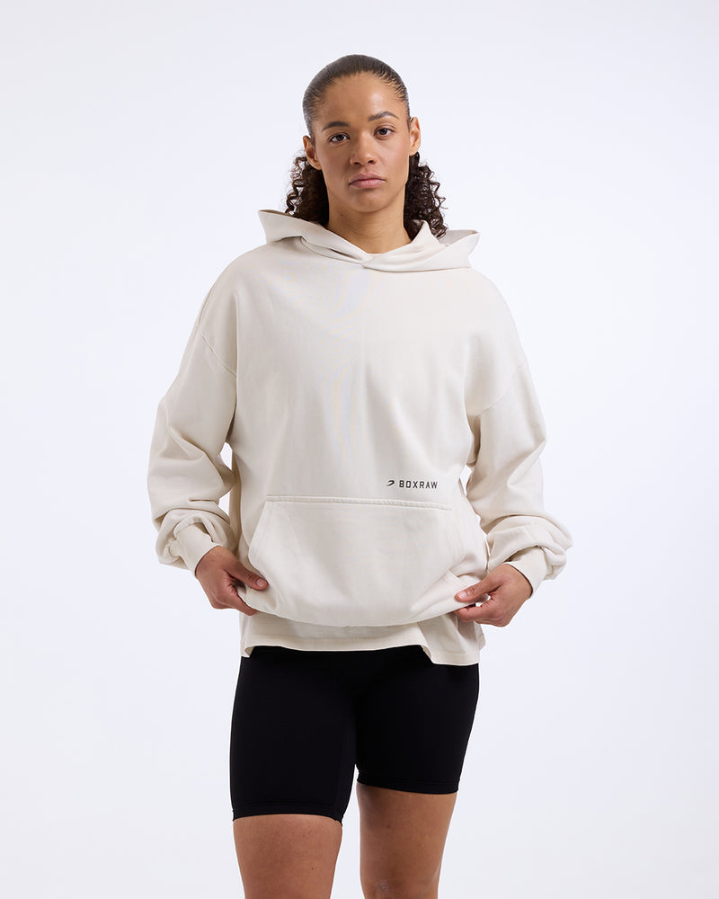 Sparring Club Oversized Hoodie - Washed Beige