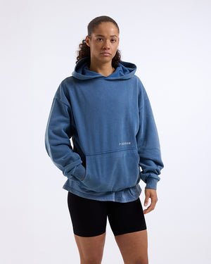 Sparring Club Oversized Hoodie - Washed Baby Blue