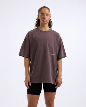 Sparring Club Oversized T-Shirt - Washed Brown