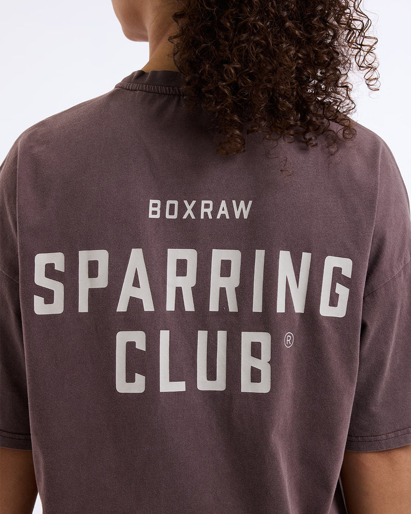 Sparring Club Oversized T-Shirt - Washed Brown