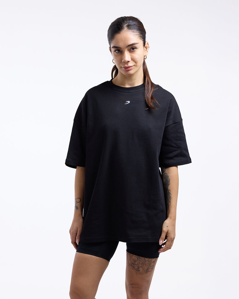 Strike Oversized T-Shirt - Black