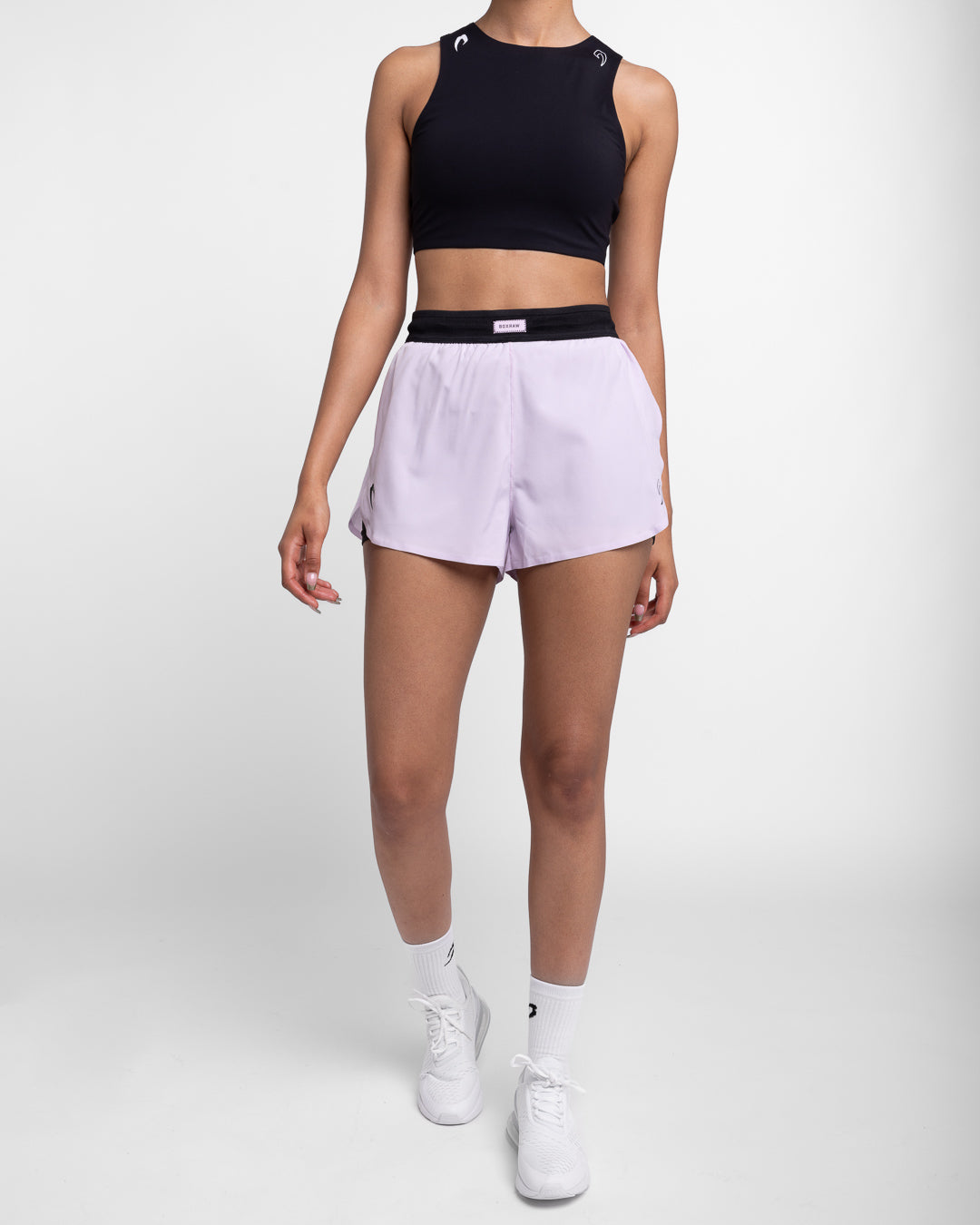 Womens Tunero 2-in-1 Shorts - Lilac | BOXRAW