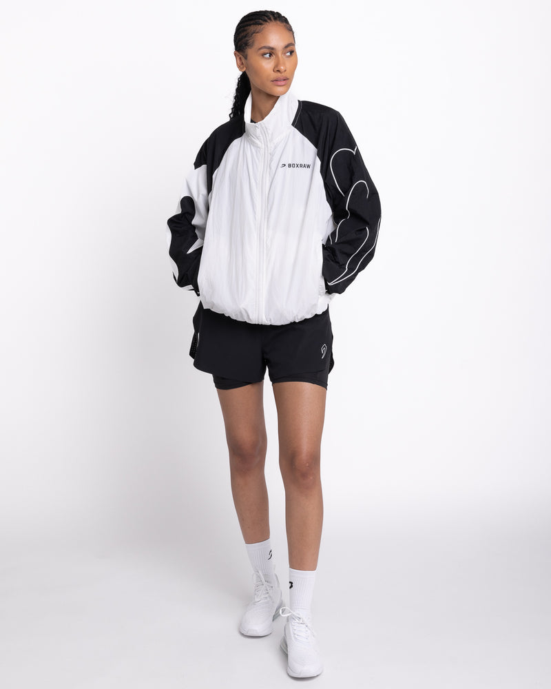 Tunero Track Jacket - White/Black