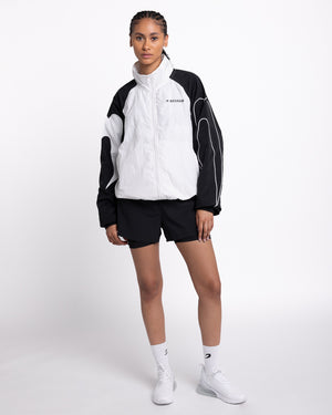 Tunero Track Jacket - White/Black