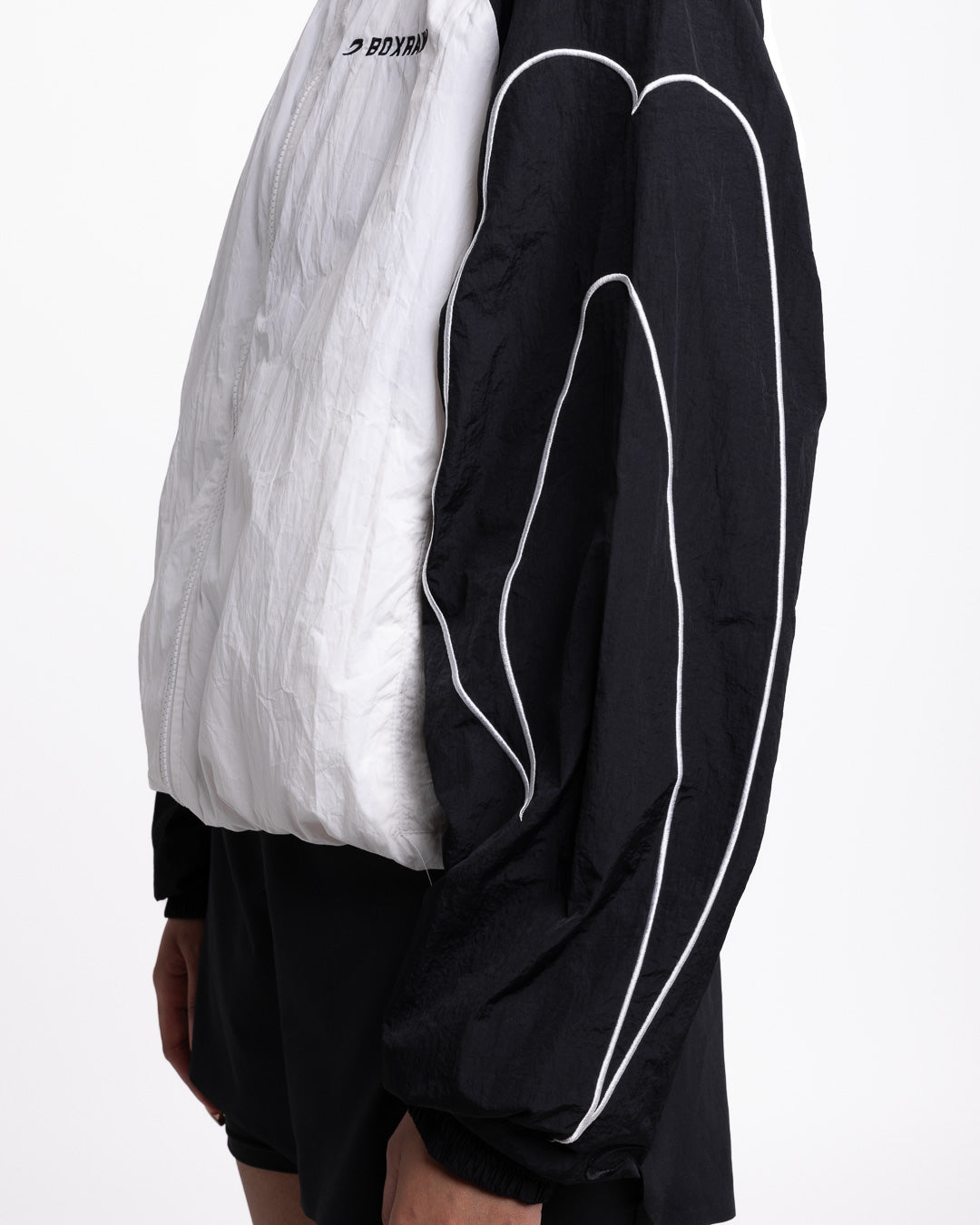 Womens Tunero Track Jacket - White/Black | BOXRAW