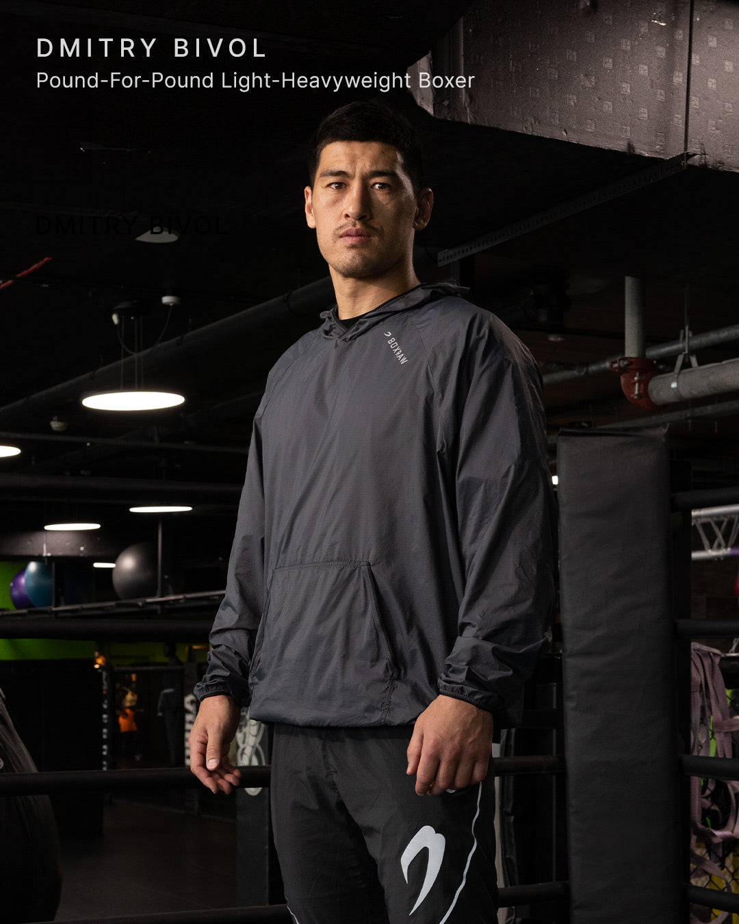 Genaro Oversized Windbreaker Crew - Neon Yellow | BOXRAW
