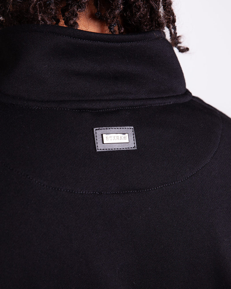 East Street 1/4 Zip - Black