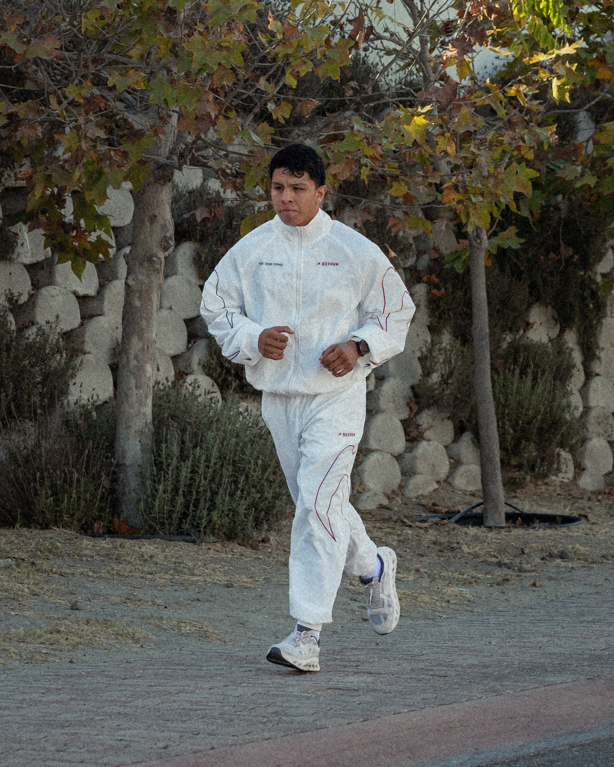 Chávez x BOXRAW Track Jacket - White