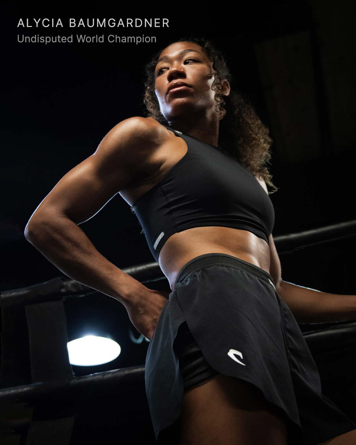 Womens Tunero 2-in-1 Shorts - Black | BOXRAW